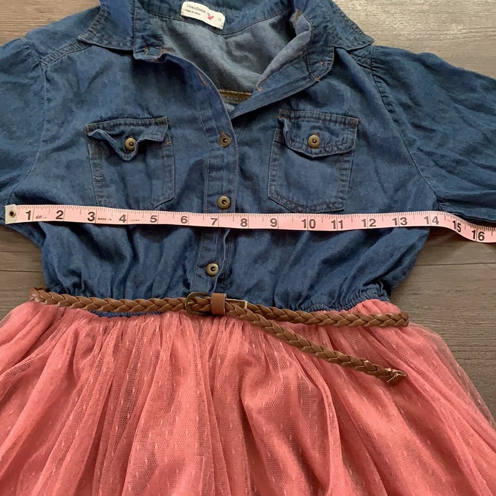 ⚡️3/$20 denim and tool combo dress with belt - Picture 12 of 13